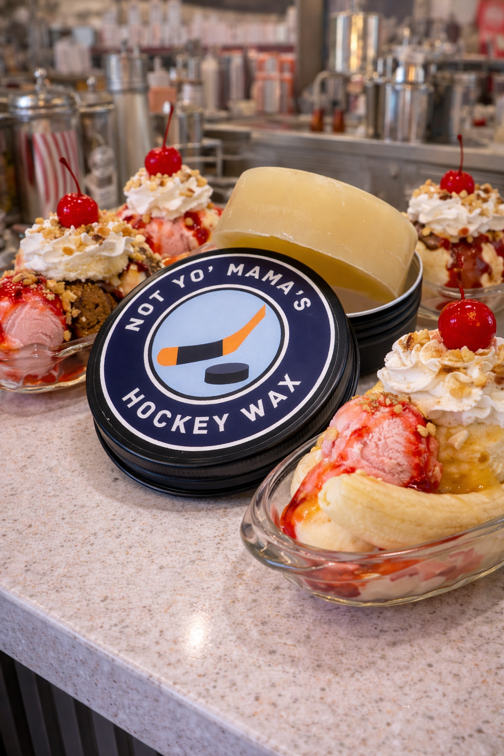 Banana Split Scented Hockey Wax - 3.17oz (90g)